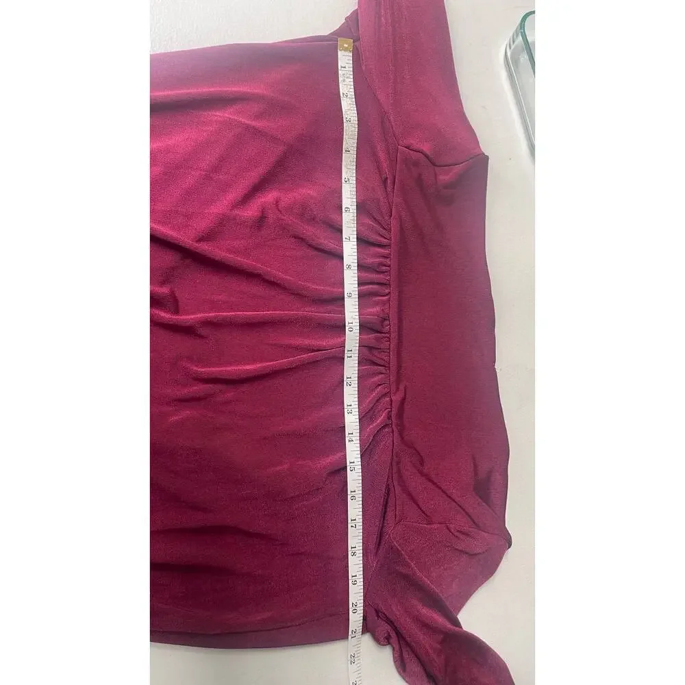 Free People Intimately‎ Turnt Bodysuit Dark Rhubarb Sz Small